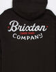 BRIXTON Banger Mens Oversized Zip-Up Hoodie image number 5