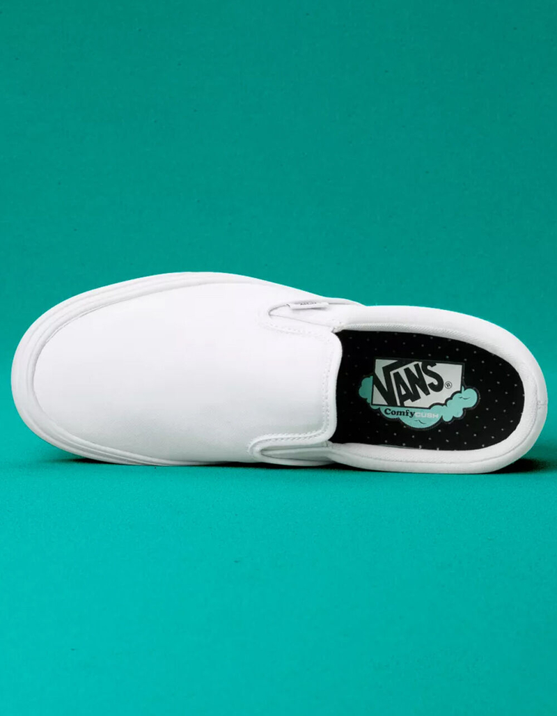 VANS ComfyCush Classic Slip-On True White Shoes image number 2