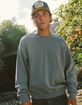 RSQ Mens Washed Oversized Crewneck Sweatshirt image number 3