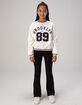 FULL TILT Foldover Flare Girls Leggings image number 1
