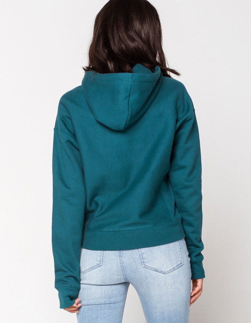 CHAMPION Reverse Weave Jade Womens Hoodie image number 2