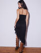 WEST OF MELROSE Rosette Asymmetrical Womens Tube Dress image number 4