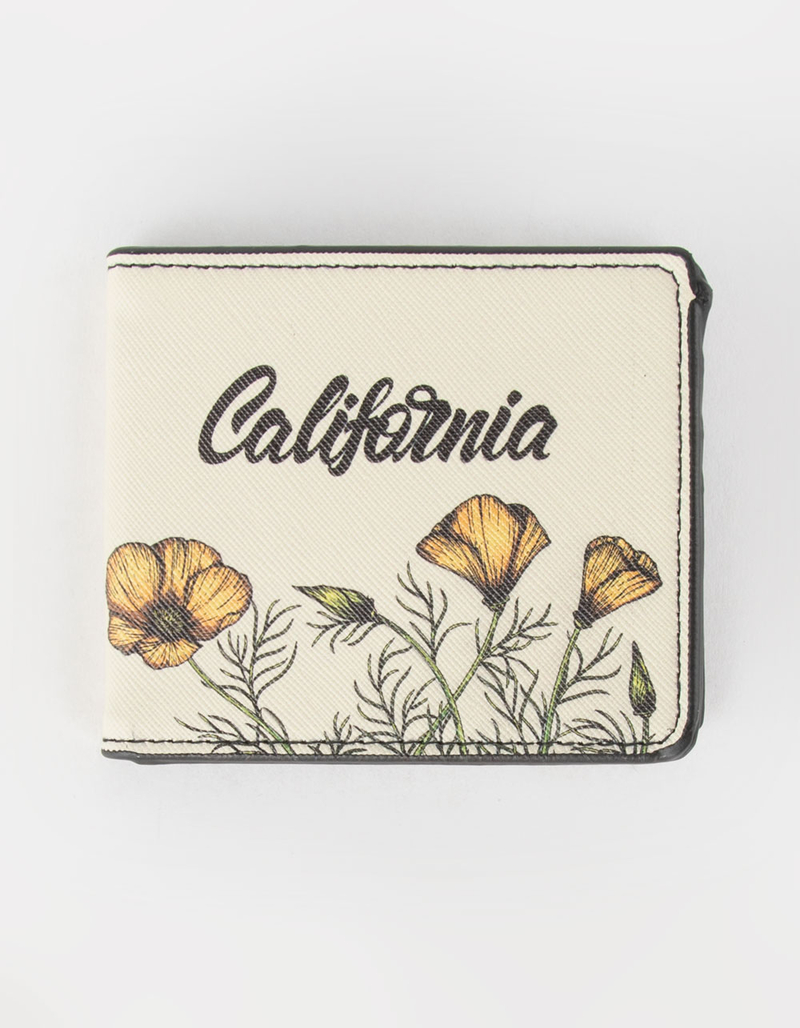 BUCKLE-DOWN California Poppy Bifold Wallet image number 0