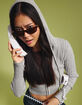 RSQ Womens Cable Zip-Up Sweater image number 6