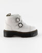 DR. MARTENS Devon Flower Buckle Womens Platform Boots image number 2