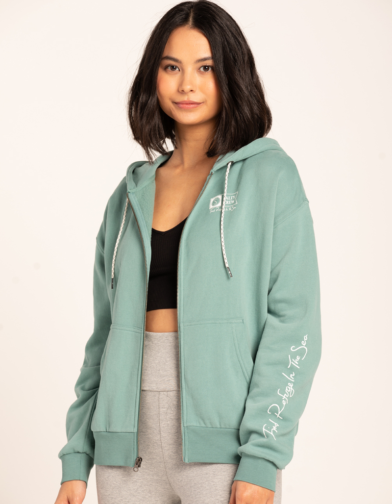 SALTY CREW Alpha Fleece Womens Zip-Up Hoodie image number 0