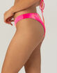 FULL TILT Tie Dye High Leg Cheekier Bikini Bottoms image number 3
