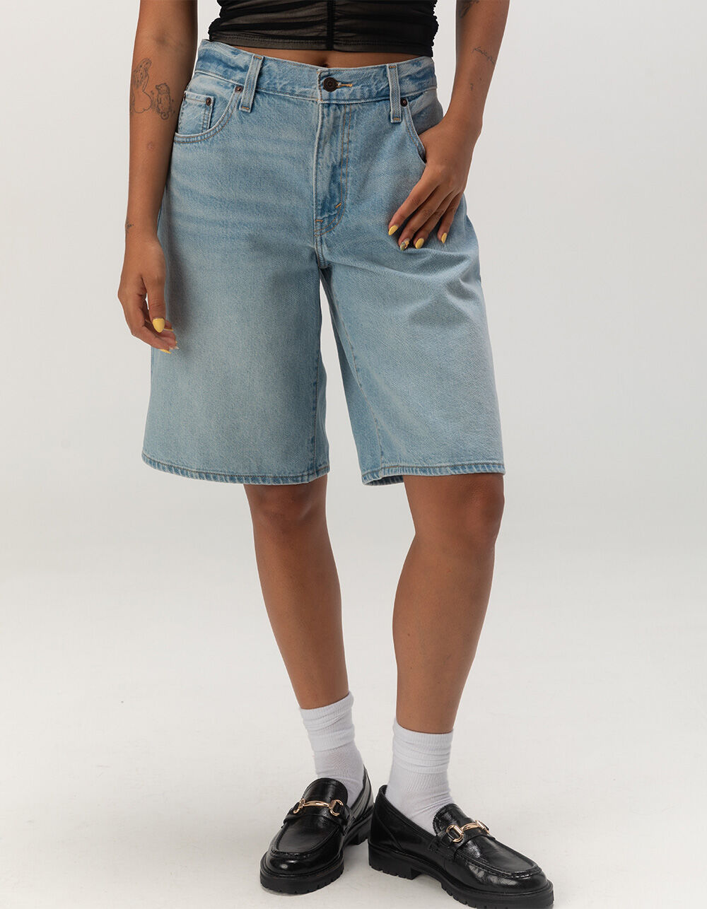 LEVI'S Premium Baggy Dad Womens Jorts - Pick Sides - VINTAGE