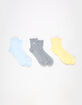 ADIDAS Originals Ruffle 3 Pack Womens Quarter Socks image number 1