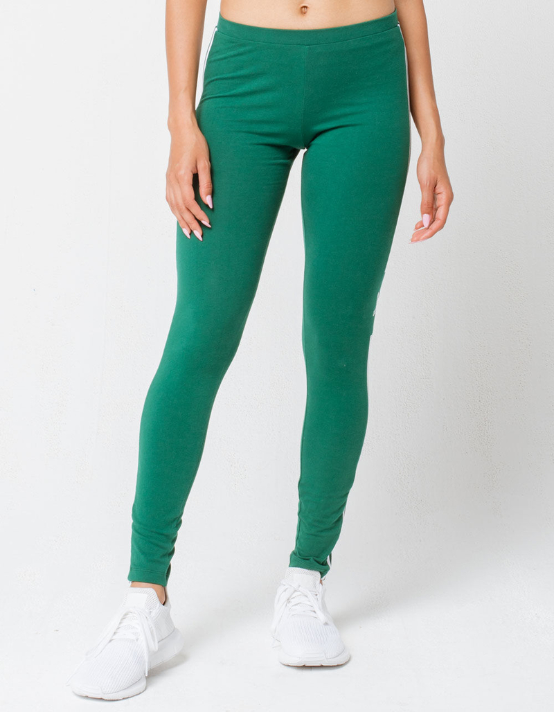 ADIDAS Trefoil Green Womens Leggings image number 1