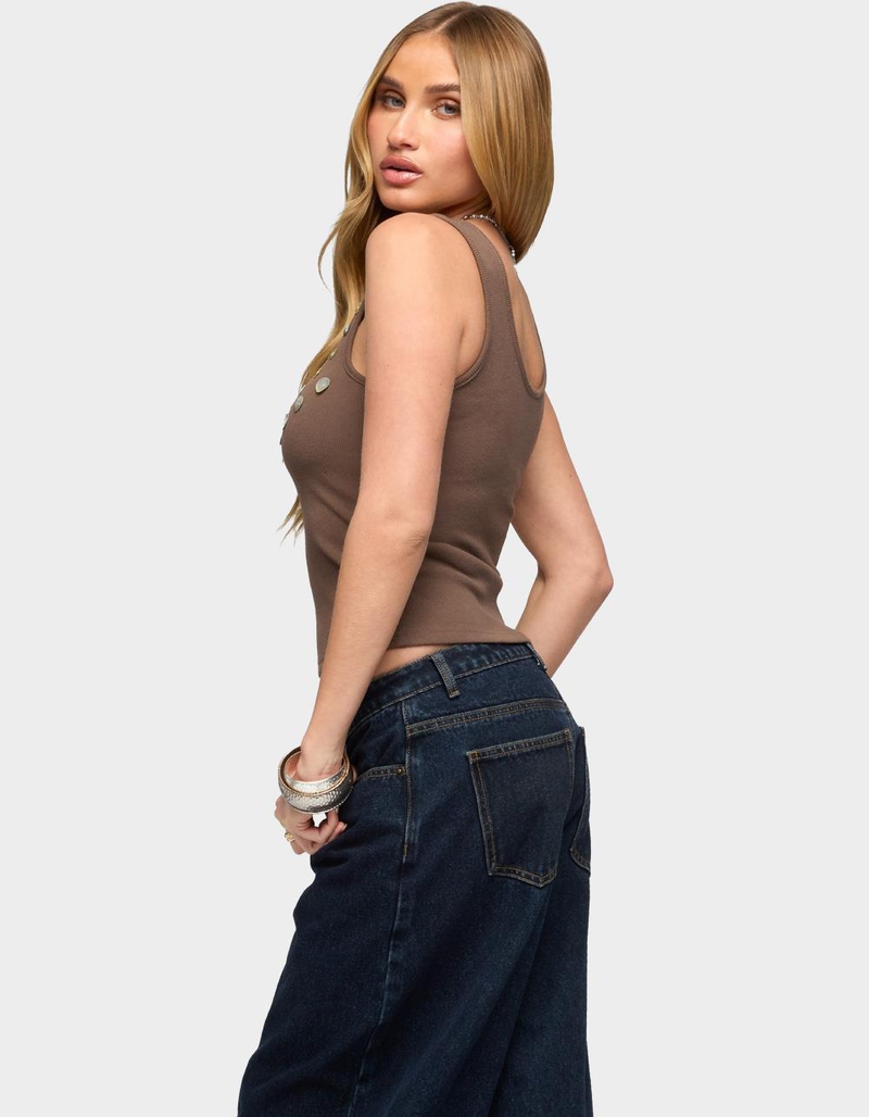 EDIKTED Beach Babe Scoop Tank Top image number 2