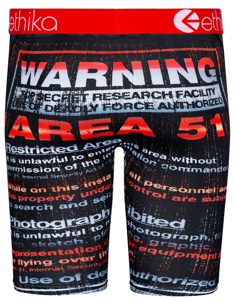 ETHIKA Warning 51 Mens Boxer Briefs image number 2