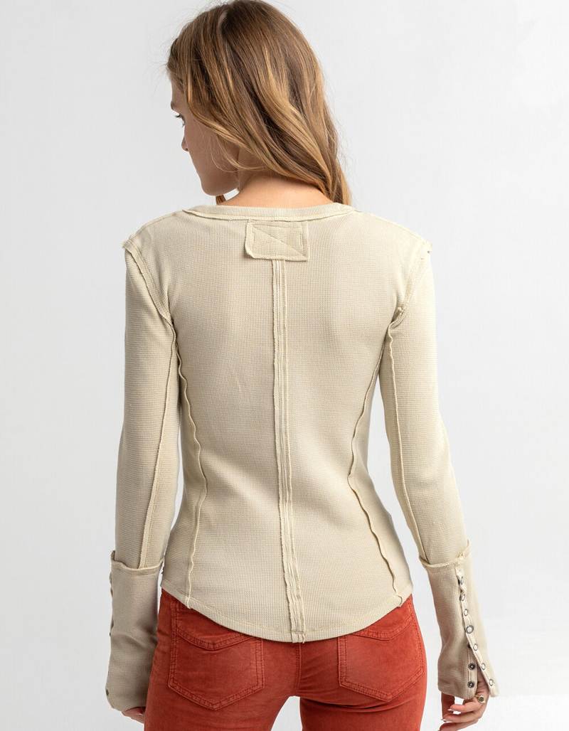 FREE PEOPLE Nailed It Womens Henley image number 2