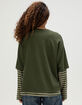 BDG Urban Outfitters League 76 Womens Long Sleeve 2fer Tee image number 4