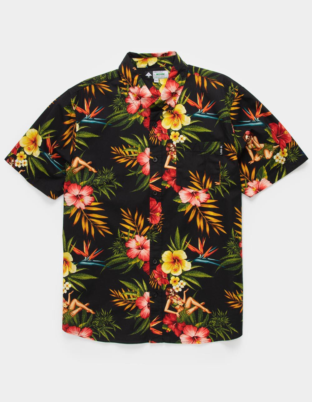 LRG Not Too Strange Mens Shirt - BLACK 
