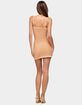 EDIKTED Coco Belt Textured Knit Mini Dress image number 4