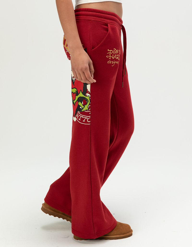 ED HARDY Sacred Heart Womens Sweatpants image number 3