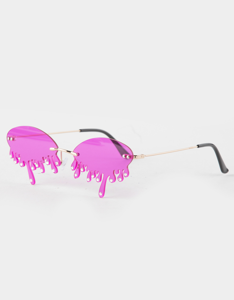 RSQ Sparkle Cloud Drip Sunglasses image number 0