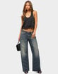 EDIKTED Onie Lacey Satin Effect Tank Top image number 5