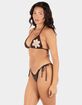 HURLEY Flower Crochet Tie Side Cheeky Bikini Bottoms image number 3