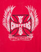 WEST COAST CHOPPERS Red Wings Mens Tee image number 3