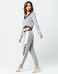TOMMY HILFIGER Logo Heather Gray Womens Jogger Pants image number 4