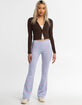RSQ Womens Checker Flare Pants image number 1