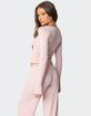 EDIKTED Peekaboo Lace Long Sleeve Top image number 5
