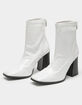 QUPID Square Toe Womens Patent Boot image number 1