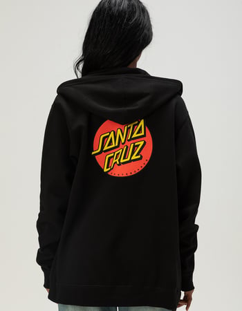 SANTA CRUZ Classic Dot Womens Zip-Up Hoodie Primary Image