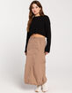 LOVE TREE Nylon Parachute Womens Midi Skirt image number 1