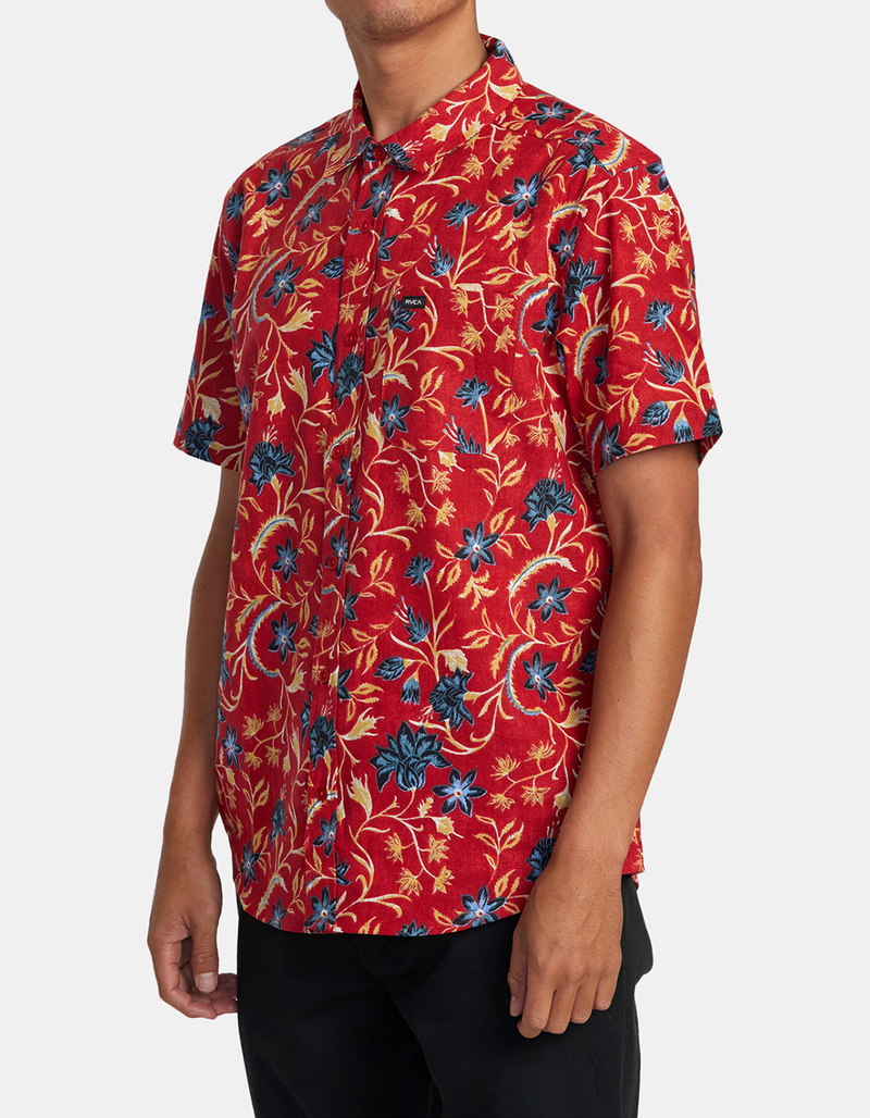 RVCA Rvgazi Mens Button Up Shirt image number 1