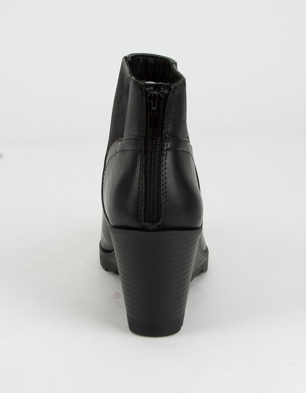 SODA Pesto Ankle Wedge Womens Booties 