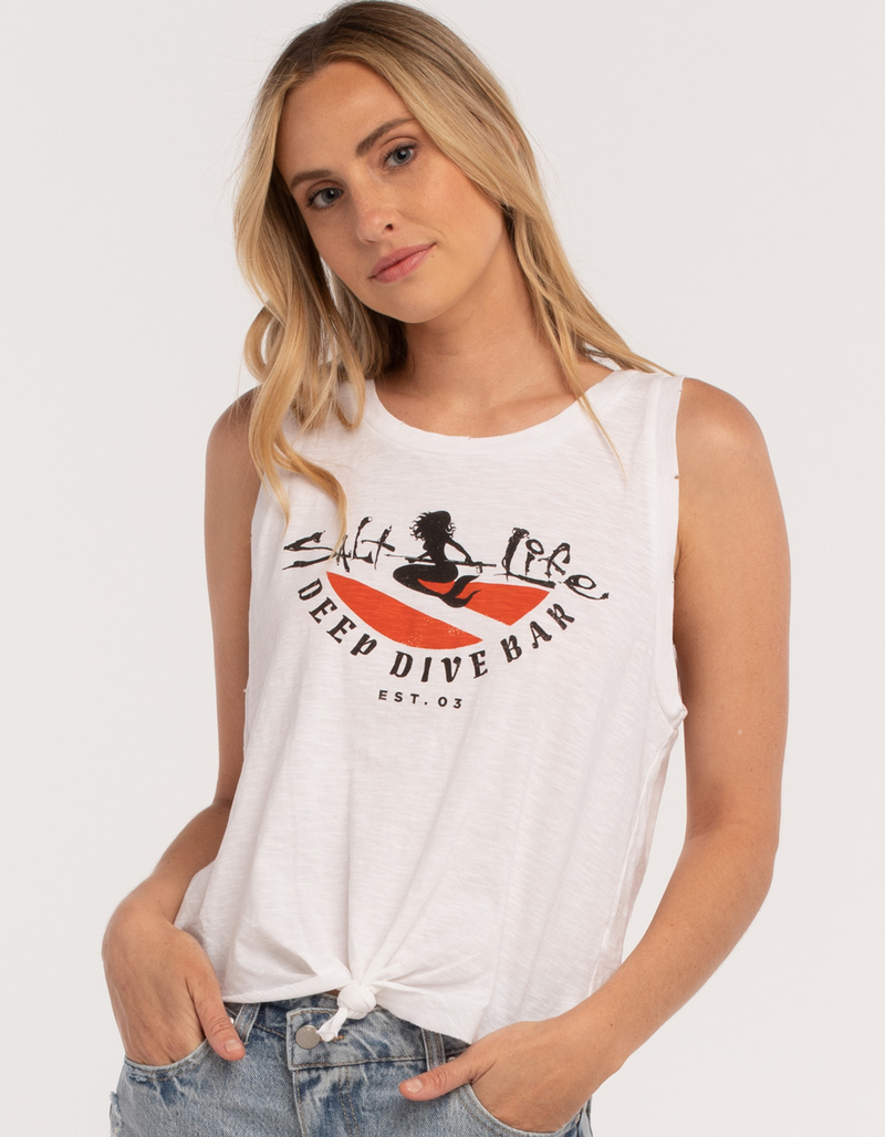 SALT LIFE Deep Dive Womens Muscle Tank Top image number 0