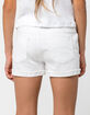 RSQ Malibu White Girls Denim Shorts image number 4