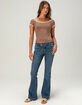 NECTAR CLOTHING Off The Shoulder Womens Top image number 2