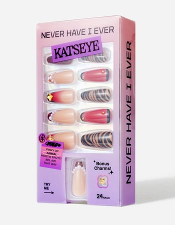NEVER HAVE I EVER x Katseye Animal Press-On Nails Alternative Image