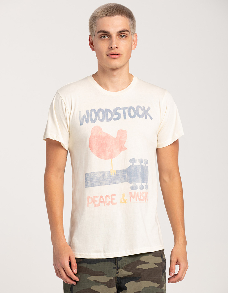 WOODSTOCK Peace and Music Unisex Tee image number 2