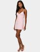 EDIKTED Iman Embroidered Cotton Cutout Mini Dress image number 2