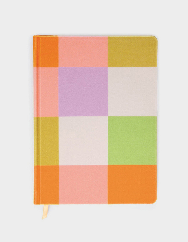 DESIGNWORKS INK Velvet Check Jumbo Journal image number 0