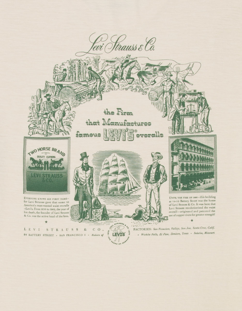 LEVI'S Poster Mens Tee image number 2