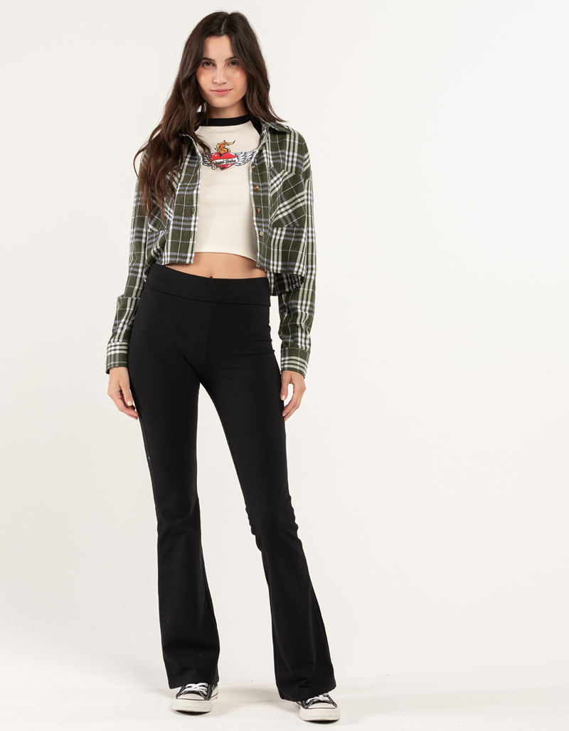 FULL TILT Essentials Womens Flare Leggings image number 4