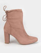 BAMBOO Womens Stretch Ankle Booties image number 2
