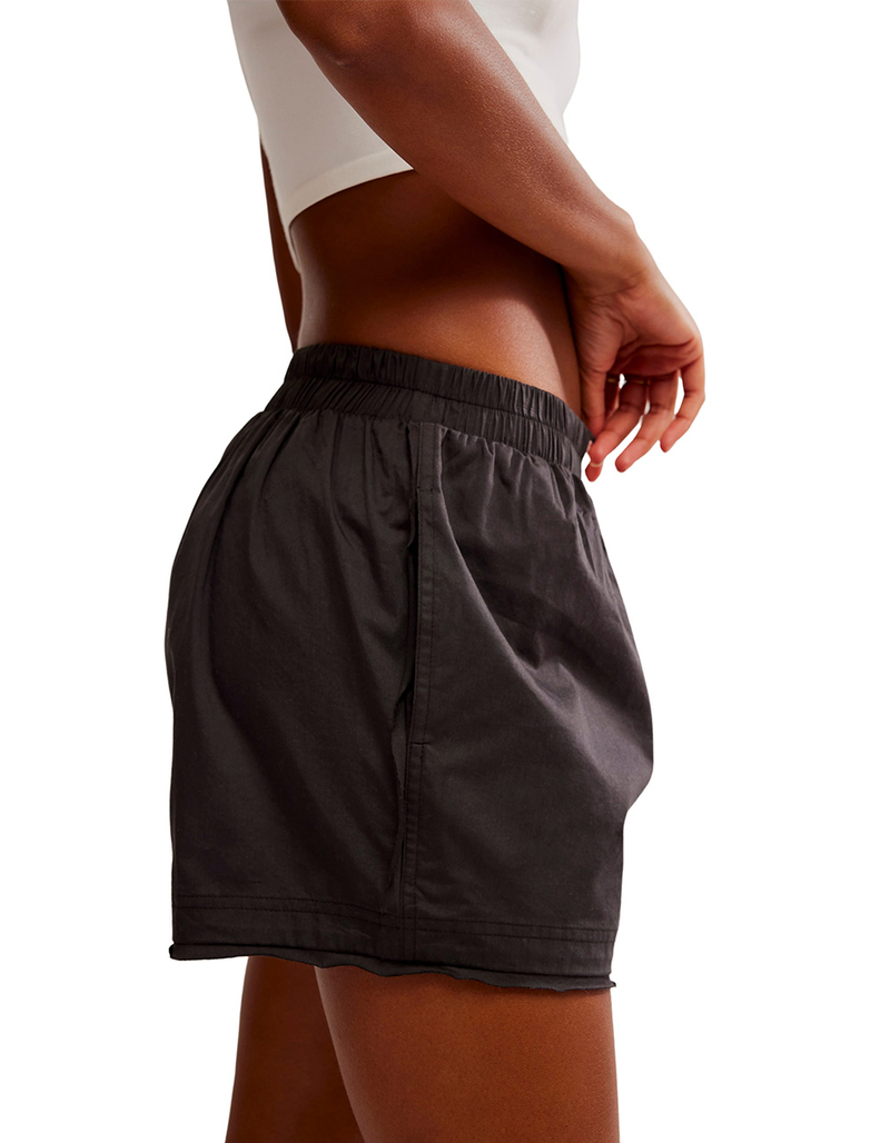 FREE PEOPLE Day To Day Womens Solid Boxer Shorts image number 3