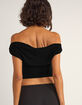 RHYTHM Juno Womens Off The Shoulder Top image number 2