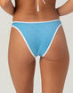 DAMSEL Textured Floral High Leg Bikini Bottoms image number 4