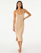 RIP CURL Bobbi Stripe Midi Dress image number 1