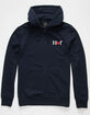 HUF Milton Mens Zip Up Hoodie image number 1