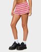 EDIKTED Glennon Striped Shorts image number 2
