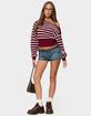 EDIKTED Mika Off Shoulder Oversized Sweater image number 5